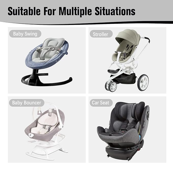 KAKIBLIN Baby Neck Pillow, Baby Head Pillow, Upgraded Travel Support Pillow for Carseat, Neck Support for Car Seat,Pushchair (Snail)