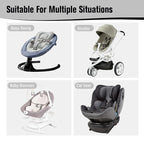 KAKIBLIN Baby Neck Pillow, Baby Head Pillow, Upgraded Travel Support Pillow for Carseat, Neck Support for Car Seat,Pushchair (Snail)