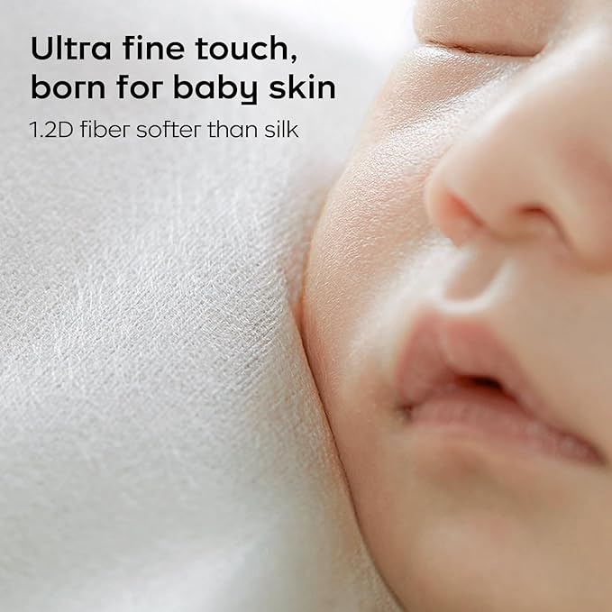 Bc Babycare Dry Wipes, Plant-based Fibers, Wet and Dry Multi-Use Facial Cloth and Baby Wipe, Hypoallergenic and Gentle on Skin, 48 Count, 4 Packs