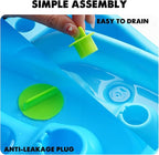 CozyBomB™ Water Table for Toddlers 3-5 | Outdoor Toys Water Play Table, Magnetic Fishing Toy Game, Summer Splash Pond Showers Sand Activity, Sensory Party Birthday Gift Kids Ages 4-8 9-12 (1-Tier)