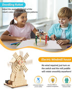 Poraxy STEM Kits for Kids Age 8-10-12, 6 in 1 Science Kits, Wooden 3D Puzzles, Toys for Ages 8-13, Building Projects Crafts Model Kits, Birthday Gifts for Boys Girls Ages 7 8 9 10 11 12 13 Years Old