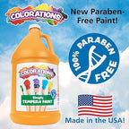 Colorations Paraben-Free Tempera Paint for Kids - 1 Gallon, Vibrant Turquoise. Non-Toxic and Made in the USA, Classroom Must Haves, Bulk Arts and Crafts Supplies