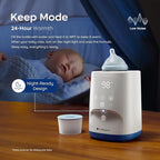Bc Babycare Bottle Warmer,10-in-1 Fast Baby Milk Warmer with Smart Temperature Control, Rotating Heating, Bottle Warmers for All Bottles