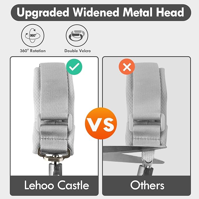 Lehoo Castle Toddler Leash Wrist, 4.9ft Kid Leash Wrist with Induction Lock, Anti Lost Wrist Link for Toddlers, Reflective Leash for Kids, Child Leashes for Toddlers (Grey)