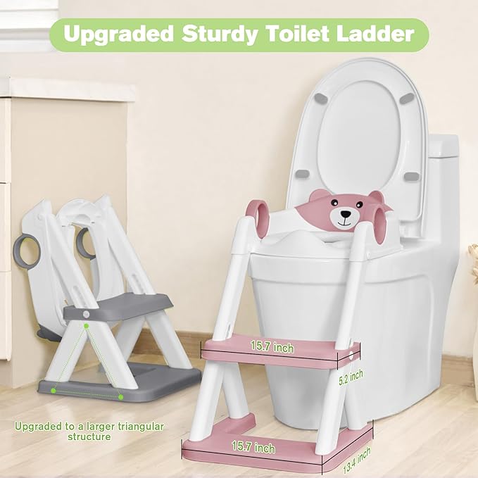 Training Toilet Ladder, Multi-Use, Convenient and Suitable for Most Situations，Girls, Boys