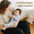 2 Packs Teething Toys for Babies 3-12 Months, Pain Relief Silicone Baby Teethers 6 to 12 Months, Easy-to-Hold BPA-Free Teething Toys, Infant Chew Toys, Soft Textures for Comfort