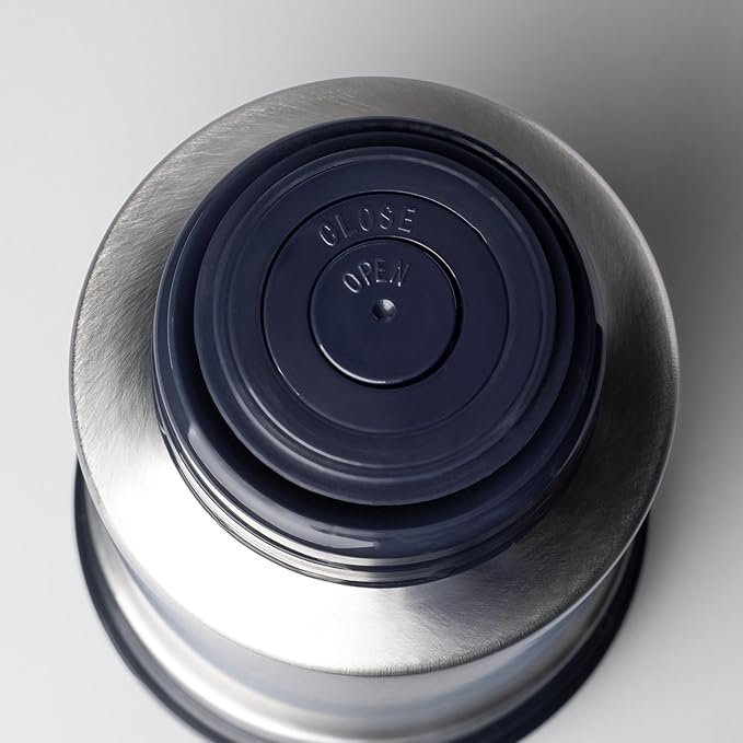 Tommee Tippee Portable Travel Baby Bottle and Food Warmer, Thermal Insulation, Stainless-Steel Flask with Leak-Proof Lid