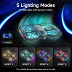 UranHub Drones for Kids 8-12, RC Drone with 720P HD FPV Camera,5 Lighting Modes/2 Batteries/3D Flip/3-Speed/Propeller Protection Cover, Cool Toys Gift for Kids and Beginners(Dark Brown)