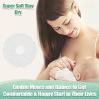 wegreeco Nursing Breast Pads (14 Pack) + Laundry Bag & Travel Storage Bag, 4.7 inch Option - Washable & Reusable Breastfeeding Nursing Pads (White, Plain Shape)