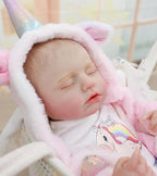 Reborn Baby Dolls – 20 Inch Real Baby Dolls That Look Real, Full Body Vinyl Girl Doll in Fantasy Horn Outfit with Accessories, Gift for Girls Ages 3+, Pretend Play & Collectors