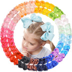 CÉLLOT Big Bows for Girls 40 PCS Grosgrain Ribbon Boutique 6 Inch Hair Bow Alligator Clips For Girls Teens Toddlers Kids in Pairs