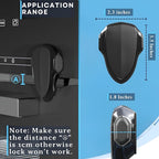 Oven Lock Child Safety, 1 Pack, Oven Door Lock Child Safety, Oven Baby Proofing, Heat-Resistant, Durable & Easy to Install Oven Safety Locks for Toddlers, Baby Proof Oven (Black)