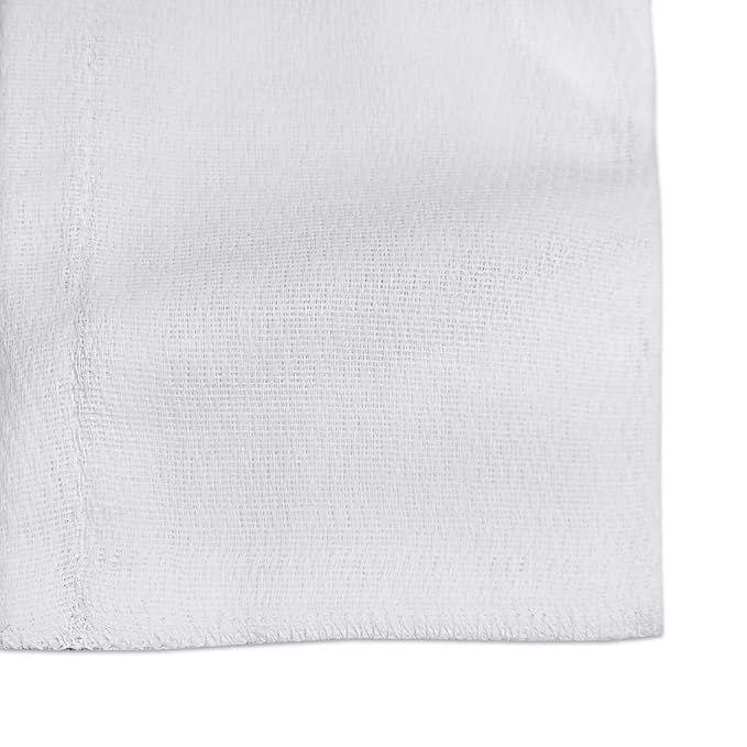 Ruvanti Unisex Baby Boys Girls Birdseye Prefold Cloth Diapers Washable - White 3-Ply 10 Pack