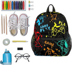 Toddler Backpack for Boys Girls - 12 Inch Video Game Kids Backpacks Preschool Kindergarten Back Pack Lightweight Waterproof Schoolbag Book Bag for School
