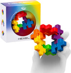 Plus-Plus - HEXEL Spectrum - Fidget Sensory Puzzle Toy - Travel Friendly, Quiet Stress and Anxiety Relief for Kids/Adults