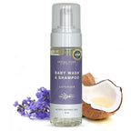 SoCal Suds & Company 2-in-1 Organic Foaming Shampoo & Body Wash - Gentle Botanical Baby Wash for Sensitive Skin Bath - Nourishing Soothing Castile Soap - Lavender, 6 oz (Pack of 1)
