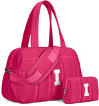 Dance Bag, Kid Weekender Bags，Teen Girl Gifts-Overnight Bag with Wet Pocket，Lightweight Travel Tote Personalized Cheer Bags with Makeup Pouch