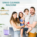 Nasal Irrigation System with 30 Saline Packets, Sinus Rinse Machine, Nose Sinus Cleaner Machine with Water Tank & Waste Collection Tank - Violet