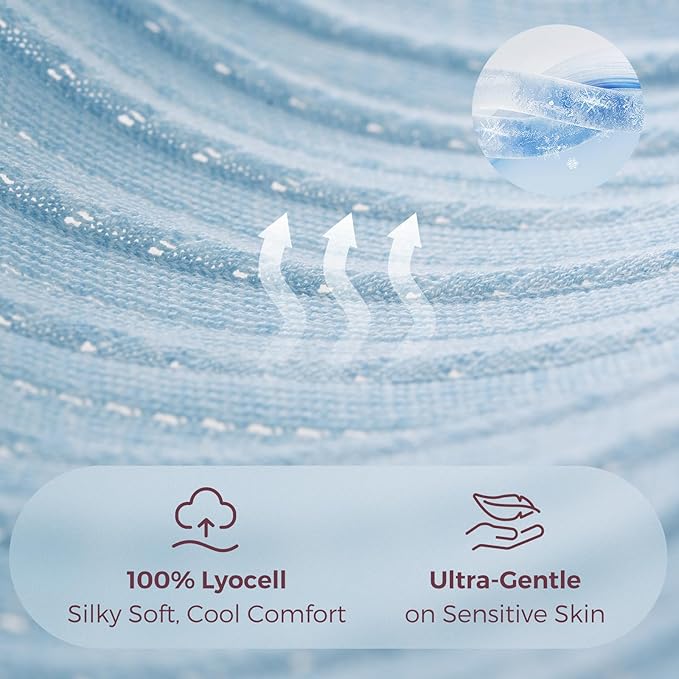 Momcozy Ultra-Light Nursing Cover for Breastfeeding, Soft Breathable Tencel™ Lyocell Fabric, Multi-Use Feeding Shawl, Newborn Essentials Must Haves(Blue)