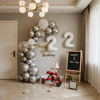 140pcs Metallic Silver Round Balloons Different Sizes 18 12 10 5 Inch Latex Balloons for Arch Decoration Party Balloon Kit for Graduation Birthday Party Wedding Balloon Baby Shower Decoration