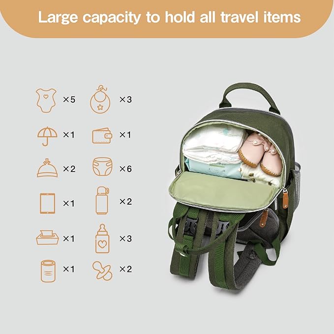 Diaper Bag Backpack 25L Capacity with Changing Pad for Boys and Girls Essential Baby Stuff for Mom (Pink)