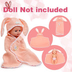 Baby Doll Accessories Magic Bottle Set - 13 Pieces Doll Feeding Pretend Playset with Disappearing Milk & Juice Bottles, Pacifiers Bowl and Bath Towel Doll Bottle Toys set Gift for Kids Girls Ages 3+