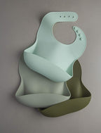 Loulou Lollipop Soft, Waterproof Silicone Feeding Bib