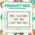 Playroom Decor, Playroom Sign Banner Wall Hanging, Playroom Wall Decor Banner Flag, Checkered Wall Flag Nursery Bedroom Toddler Boy Room Decor Classroom Decorations, Banner for Room