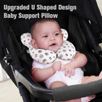 KAKIBLIN Baby Neck Pillow, Baby Head Pillow, Upgraded Travel Support Pillow for Carseat, Neck Support for Car Seat,Pushchair (Snail)