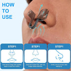 Anti Snoring Devices, Nasal Dilator for Sleeping, Effective to Relieve Snoring, for Nasal Snorers, Reusable Snoring Device to Enjoy a Peaceful Night's Sleep - 3 Pack (M)