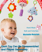 Pau1Hami1ton Baby Stroller Arch Toys, Car Seat Toys,Baby Gifts.S-19(Dragon)