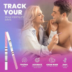 Pelvana Pregnancy and Ovulation Test Strips Combo Kit - 25 LH Fertility Test Strips + 10 Pregnancy HCG Checker Kits - Identify Your Peak Fertility Days - Easy at Home Ovulation Tests (35 Piece Kit)