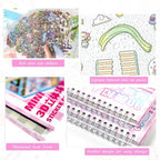 Dwpetzo 20 Sets DIY 3D Sticker Scenes for Adults with Tweezer, Cute 3D House Sticker Therapy for Girls Make Your Own Mini Room Scene Collection Book for Adult Kids Relief Stress Pass The Time