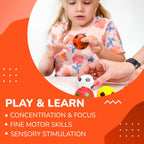 Entervending Fidget Spinners - 2 Inch Stress Balls - 12 Pcs Soccer Party Favors - Orange Mini Fidget Spinners - Classroom Prizes - Fidget Spinners for Kids - Easter Basket Stuffers