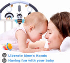 Pau1Hami1ton Baby Stroller Arch Toys, Car Seat Toys,Bouncer Toy Bar/Mobile for Bassinet,Adjustable Baby Hanging Toys Fit for Crib Bed,Stroller,Car Seat.S-19(Black Bee)