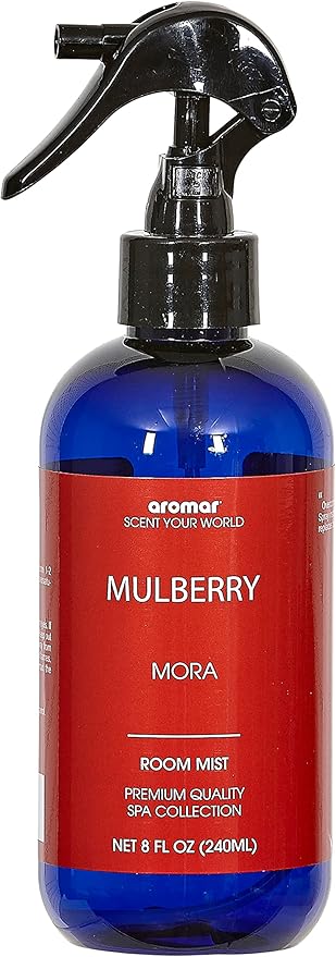 Aromar Essential Room Mist and Fabric Spray with Natural Freshener Aromatherapy for a Fresh and Rejuvenated Home 8 oz Mulberry