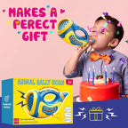 Voice Changer Toy for Kids 5-7: Animal Sounds Horn 30 Fun Sound Effects & Lights Voice Changer Device Kids Hunting Toys Nature Exploration Outdoor Toys for Boys Girls Ages 3-8 Olds, Blue