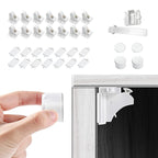 Vmaisi Magnet Cabinet Locks for Babies (14 Locks and 2 Keys)
