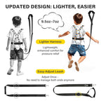 Safety Harness Leash for Kids with Autism, Special Needs and Older Children Ages 3-6 | Adjustable Walking Harness with Grab Handle and Tether | Keep Active ADHD/ASD Autistic Kids Safe