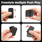 Fidget Toys 2 Pack, Magnetic Metal Haptic Fidget Slider Poker Card, EDC Fidget Toys for Adults,Relieve Stress Anxiety ADHD (Black)