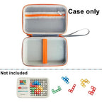 JCHPINE Hard Carrying Case for GiiKER Super Blocks Puzzle Game, Protective Storage Holder for GiiKER Brain Teaser Puzzles Interactive Handheld Game Console Accessories (Orange Case only)