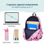 Wildkin 15-inch Kids Backpack – Durable, Padded, Adjustable for School & Travel - Horses