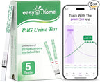 Easy@Home PdG Test Strips: 5 Pack - Track Ovulation Insights with Progesterone Urine Tests – at Home Fertility Test for Women with Premom Ovulation App - PdG (Pregnanediol Glucuronide) Tests