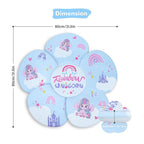 Flower Baby Bath Pad - Ultra Soft Infant Bathtub Mat with Non-Slip Petal Design, Newborn Bathing Lounger Insert for Sink or Tub, Unicorn Theme (Unicorn)