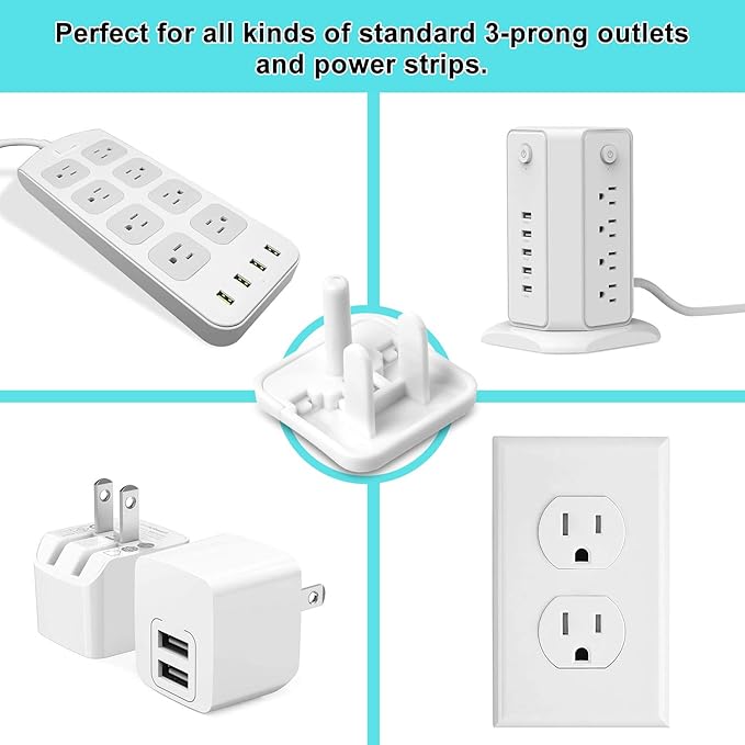 Outlet Covers (55 Pack) with Hidden Pull Handle Baby Proofing Plug Covers 3-Prong Child Safety Socket Covers Electrical Outlet Protectors Kid Proof Outlet Cap