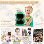 Jasonwell LCD Writing Tablet Kids - Drawing Pad Doodle Board for Kids Toddlers Drawing Toy Educational Learning Toys Christmas Birthday Gift 2 3 4 5 6 7 8 Year Old Girls Boys (Dino&Unicorn)