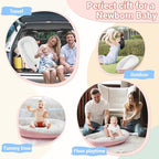 JOLLITO Baby Lounger for Newborn, Breathable Soft Baby for Baby 0-24 Months,Baby Play Mat, Portable Infant Lounger Baby Floor Seat for Home and Travel,Babies Essentials Gifts