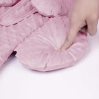 Pro Goleem Infant Car Seat Head Neck Body Support, Ultra-Soft Minky and Microfiber Newborn Car Seat Insert, Perfect for Car Seat, Stroller, 2-in-1 Reversible, Girls, Pink