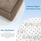 Baby Play Mat for Floor Tummy Time Mat Nursery Rug Muscle Mat Area Rug Playroom Rug Tatami Mat 9'2"x6'7" Memory Foam 1.3" Thick Crawling Mat for Babies,Toddlers, Infants, Kids,Floor Mat(Brown)