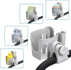 Accmor Stroller Cup Holder with Phone Holder, Bike Cup Holder, Universal Cup Holder for Uppababy Nuna Doona Strollers, 2-in-1 Cup Phone Holder for Stroller, Bike, Wheelchair, Walker, Scooter